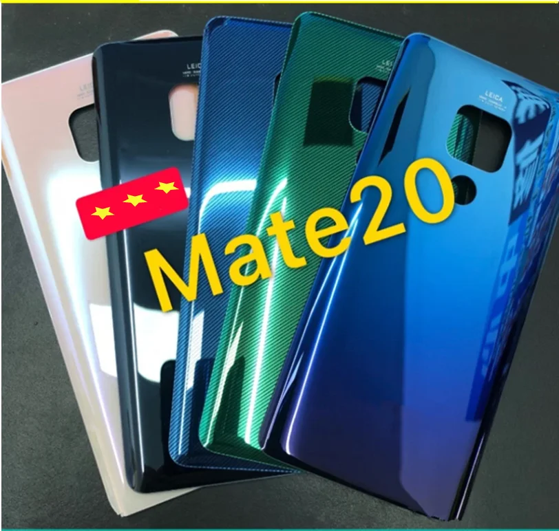 

6.53 inch For Huawei Mate 20 Glass Back Cover Rear Door Housing Battery Case Replacement Repair Parts For Mate20 Cover