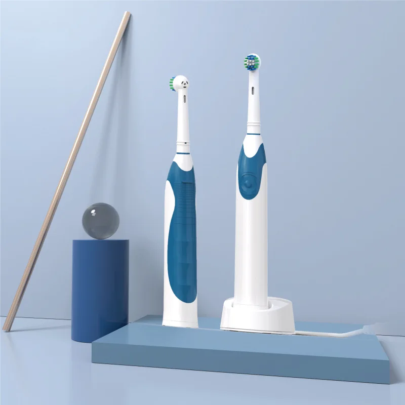 

Baining Soft Hair Adult Rotating Electric Toothbrush Wireless Charging Round Head Compatible Oral-B Toothbrush