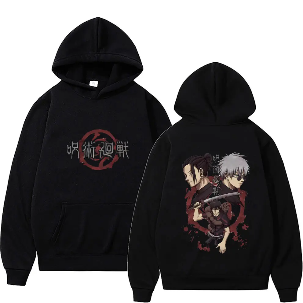 

Jujutsu Kaisen Fushiguro Toji Satoru Gojo Geto Suguru Graphic Hoodie Men Women Fashion Hooded Sweatshirt Unisex Casual Hoodies