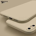 Чехол для iPhone X XR XS Max, роскошный квадратный жидкий силиконовый мягкий чехол для iPhone 8 7 6 S 6 S Plus SE 2020 2022, чехлы