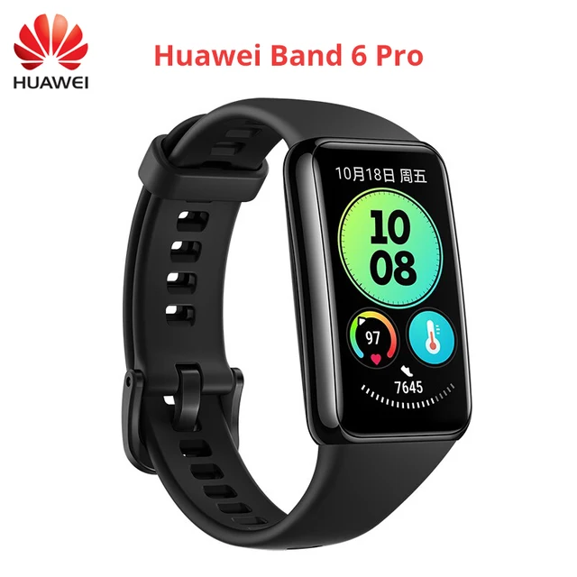 Смарт-часы Huawei Band 6 Pro с NFC, пульсометром и термометром