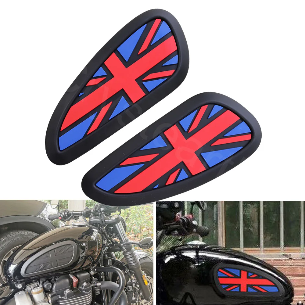 Универсальная противоскользящая накладка на бак мотоцикла в стиле ретро