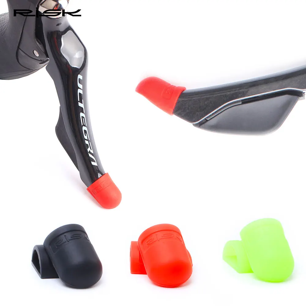 

RISK Silicone Bicycle Shift Handle Cover For Road Bike Shifting Lever Protection Sleeve Derailleur Cycling Accessories