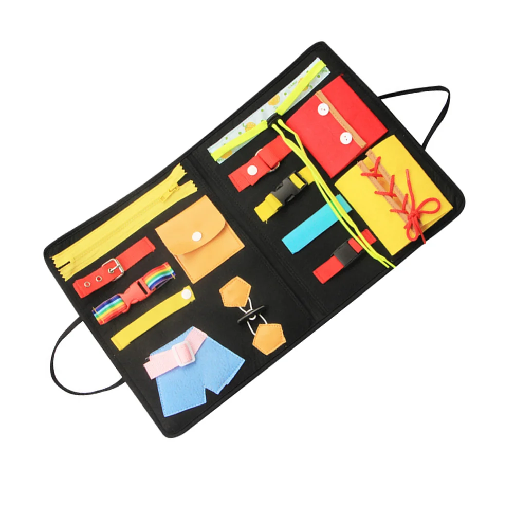 

1 Set Practical Creative Felt Handbag Educational Toys Felt Busy Board for Children