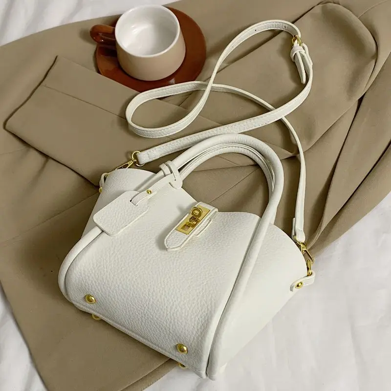 

Модная Высококачественная женская сумка-мешок из мягкой кожи с замком