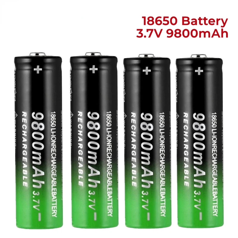 

NEW 18650 3.7V 9800mAh Rechargeable Battery For Flashlight Torch headlamp Li-ion Rechargeable Battery drop shipping