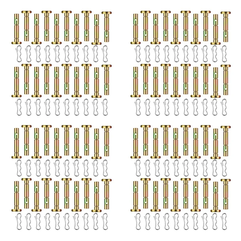

160 Pieces Shear Pins and Cotter Pins 738-04124 and 714-04040 Replacement Shear Pin and Bow Tie Lock Cotter