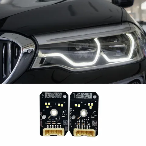 НОВАЯ 6-контактная светодиодная плата DRL для BMW 5 серии 2017-2020 G30 G31 G32 GT F90 M5 540i 520i Адаптивный светодиодный модуль фар DRL 63117214939