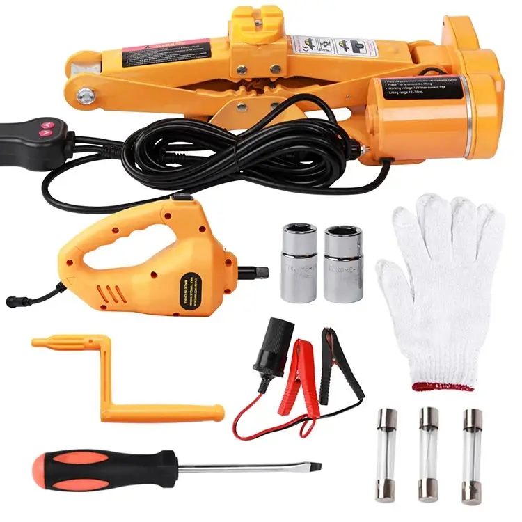 Прямые продажи с фабрики 3T 12V Ножничные подъемные домкраты Гидравлический