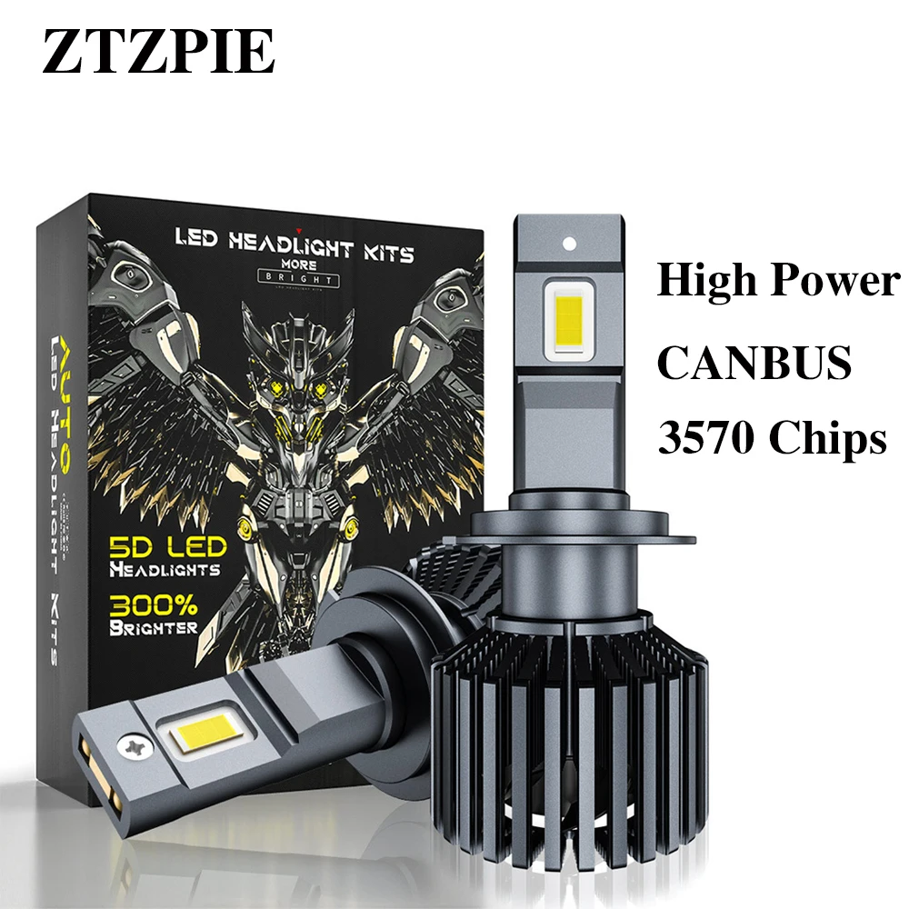 

ZTZPIE High Power 50000LM 280W 6500K 9005/HB3 9006/HB4 H8 H7 H4 H11 Canbus Led Headlight 3570 Lamp CHIP Car Fog Lights Bulbs 12V