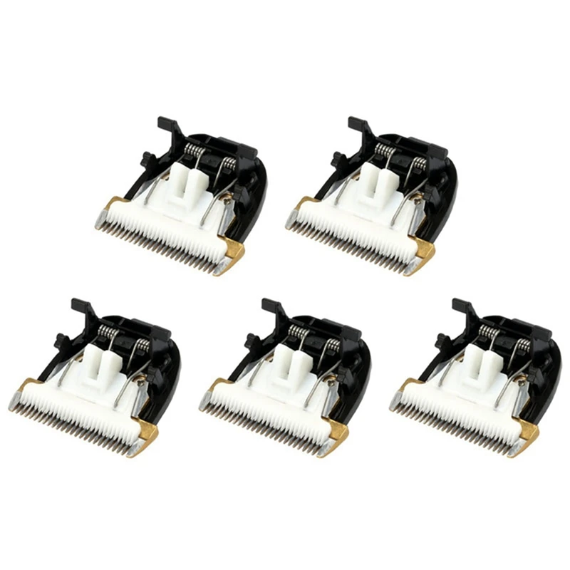 

5X Professional Pet Scissors Electric Hair Clipper Trimmer Cutting Machine Ceramic Titanium Knife For RFCD-9100 9600