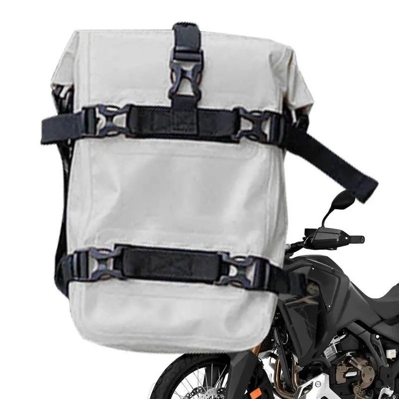 

Motorcycle Saddle Bag Small Motorcycle Bag Motorcycle Front Bag Waterproof Design Adjustable Webbing Guard Bag Storage Bag