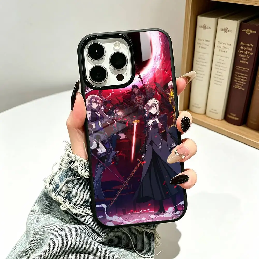 Фото Чехол для телефона с беспроводной зарядкой Clash With Future Self Fatestay night UBW, совместимый с iPhone 17/16/15/14/13/12/11 №4