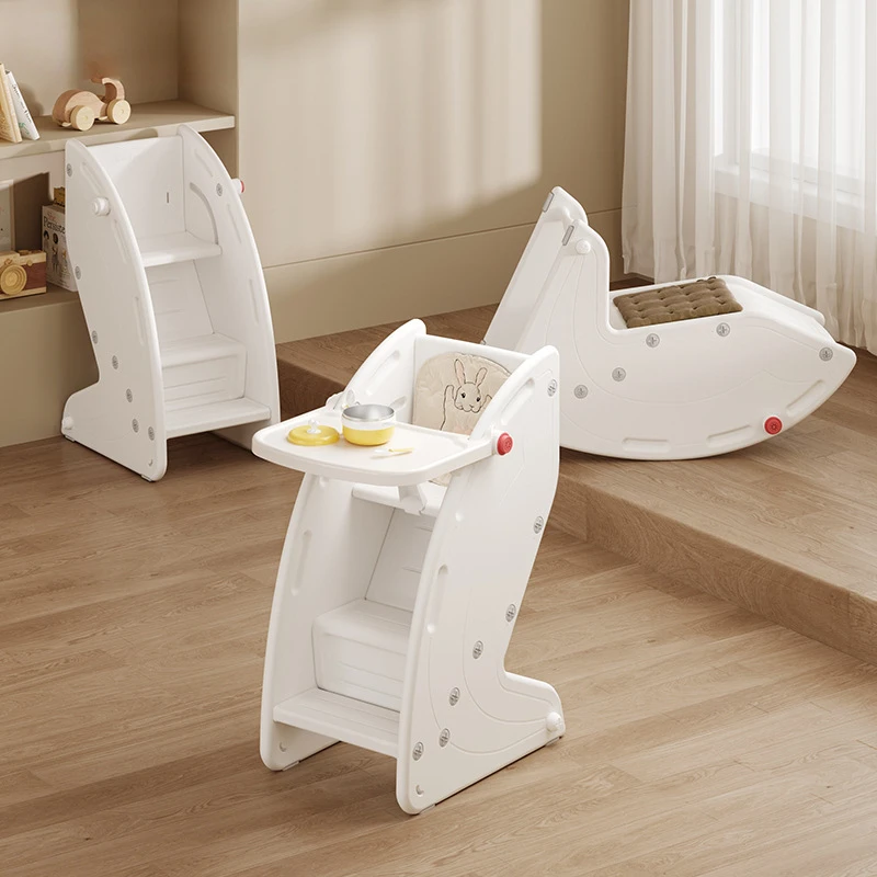 

dining chair simple high leg growth chair chair eating plate growth chair rocking horse learning chair