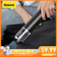 baseus 15000pa car vacuum cleaner wireless mini car cleaning handheld vacum cleaner w led light for car interior cleaner