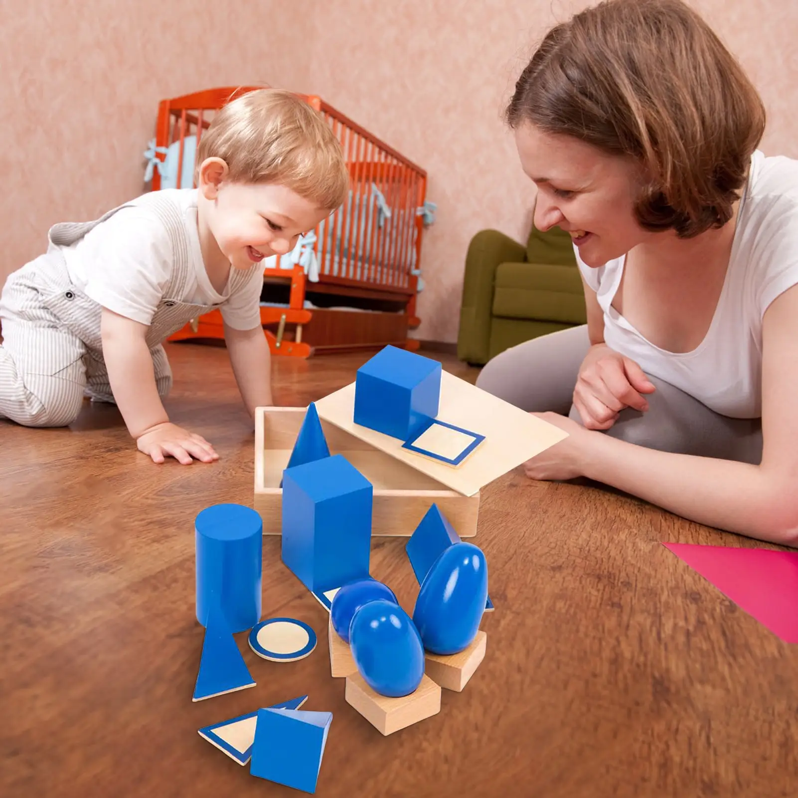 

Wooden Puzzle Pairing Toy Montessori Learning Toys Geometry Puzzle Pairing Toys Wooden Puzzles Gifts Toys For Age Up 1 Multi