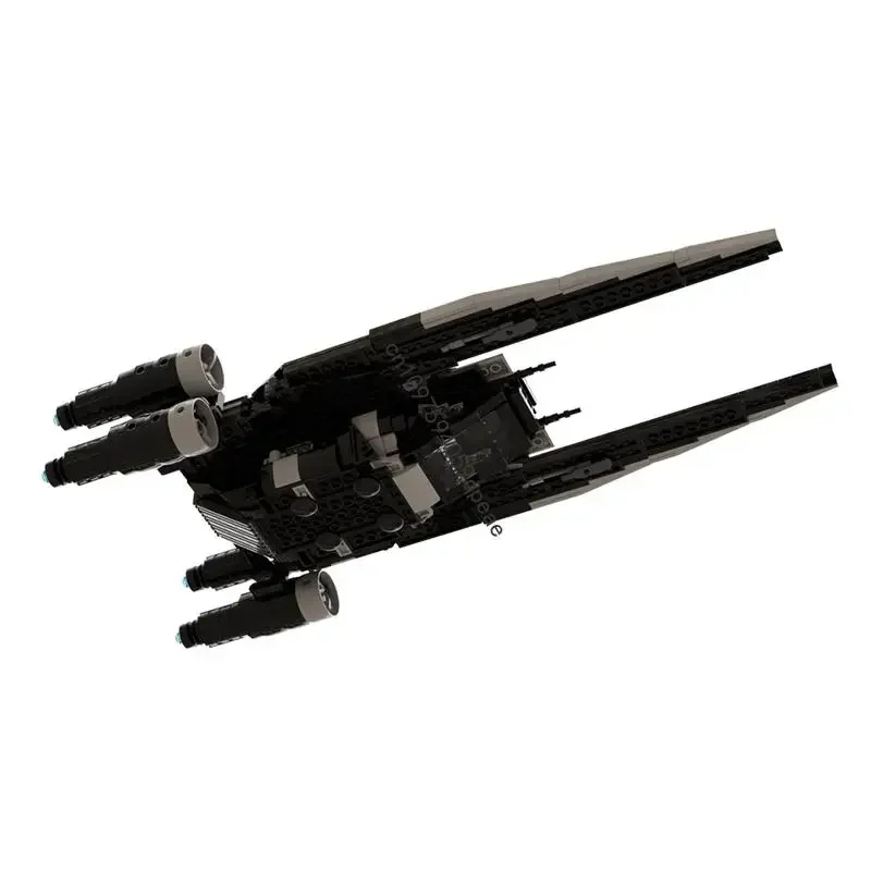 Новый конструктор из 920 деталей: Модель космического истребителя U-Wing из фильма «Звездные войны», креативная игрушка для самостоятельной сборки, подарок на день рождения (art.: 3920daee4e03b) - 3920daee4e03b