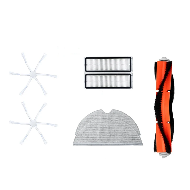 

Запасные части для робота-пылесоса Xiaomi Mijia 2C STYTJ03ZHM, основная щетка, боковая щетка, фильтры, ткань для швабры