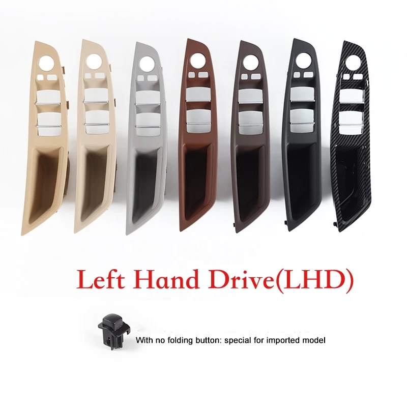 

Interior Door Pull Handle for BMW 5 Series F10 F11 F18 LHD RHD Short Shaft Version with Non-Folding Button