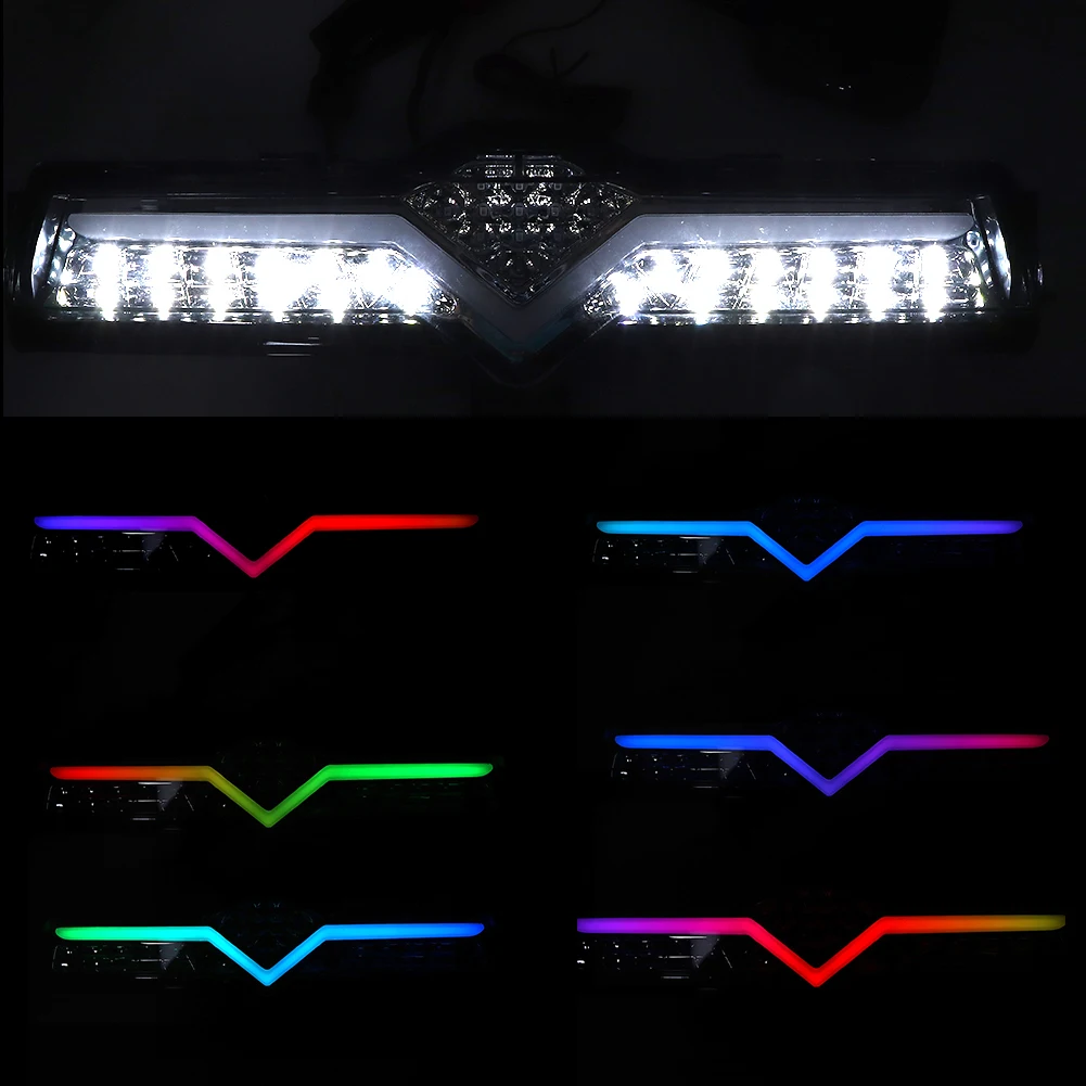 Многофункциональный автомобильный светодиодный задний бампер фонарь подходит