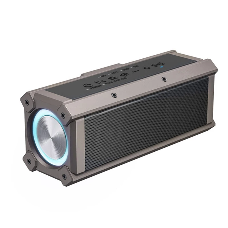 

100W Wireless Bluetooth Speaker Portable Pillar Subwoofer RGB Lightweight Speaker Outdoor Waterproof