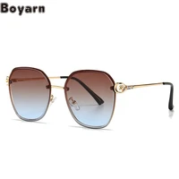 boyarn modern charm retro diamond cheetah decorative sunglasses ins sunglasses sunglasses