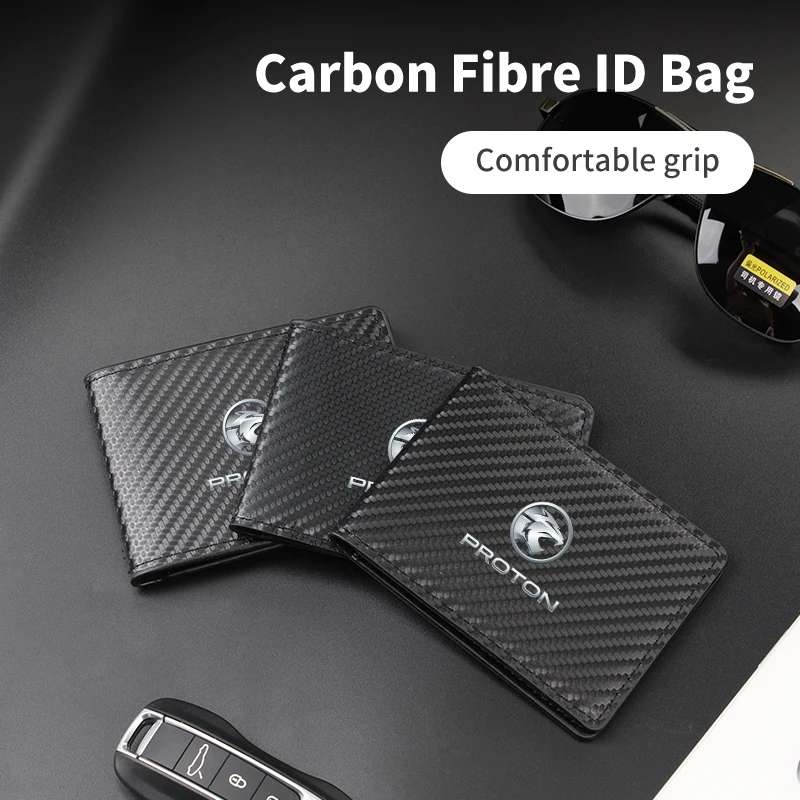 Кожаная сумка из углеродного волокна с идентификационным логотипом автомобиля