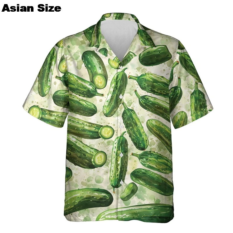 Мужские рубашки Aloha с 3D принтом