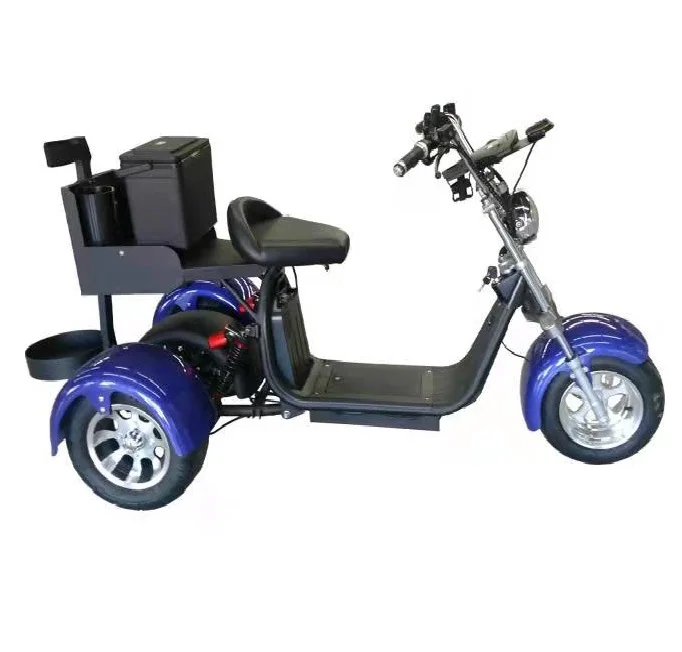 Трехколесный электрический скутер Citycoco Golf Fat Tire Мотоциклы 2000 Вт 60 В 2021 новая