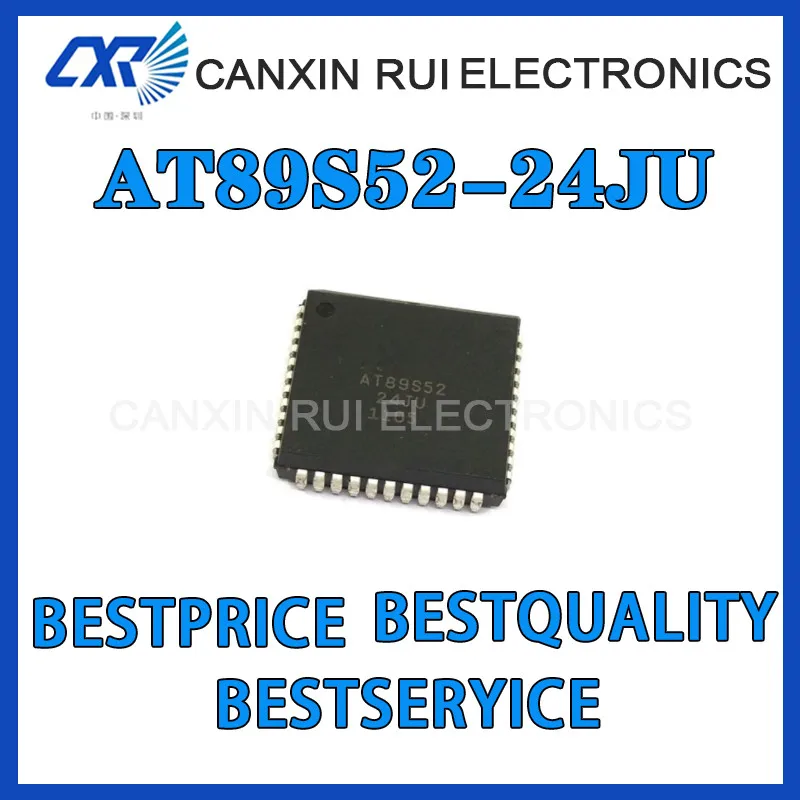 

100% новый оригинапосылка AT89S52-24JU в упаковке PLCC-44 8-битный микроконтроллер чип IC