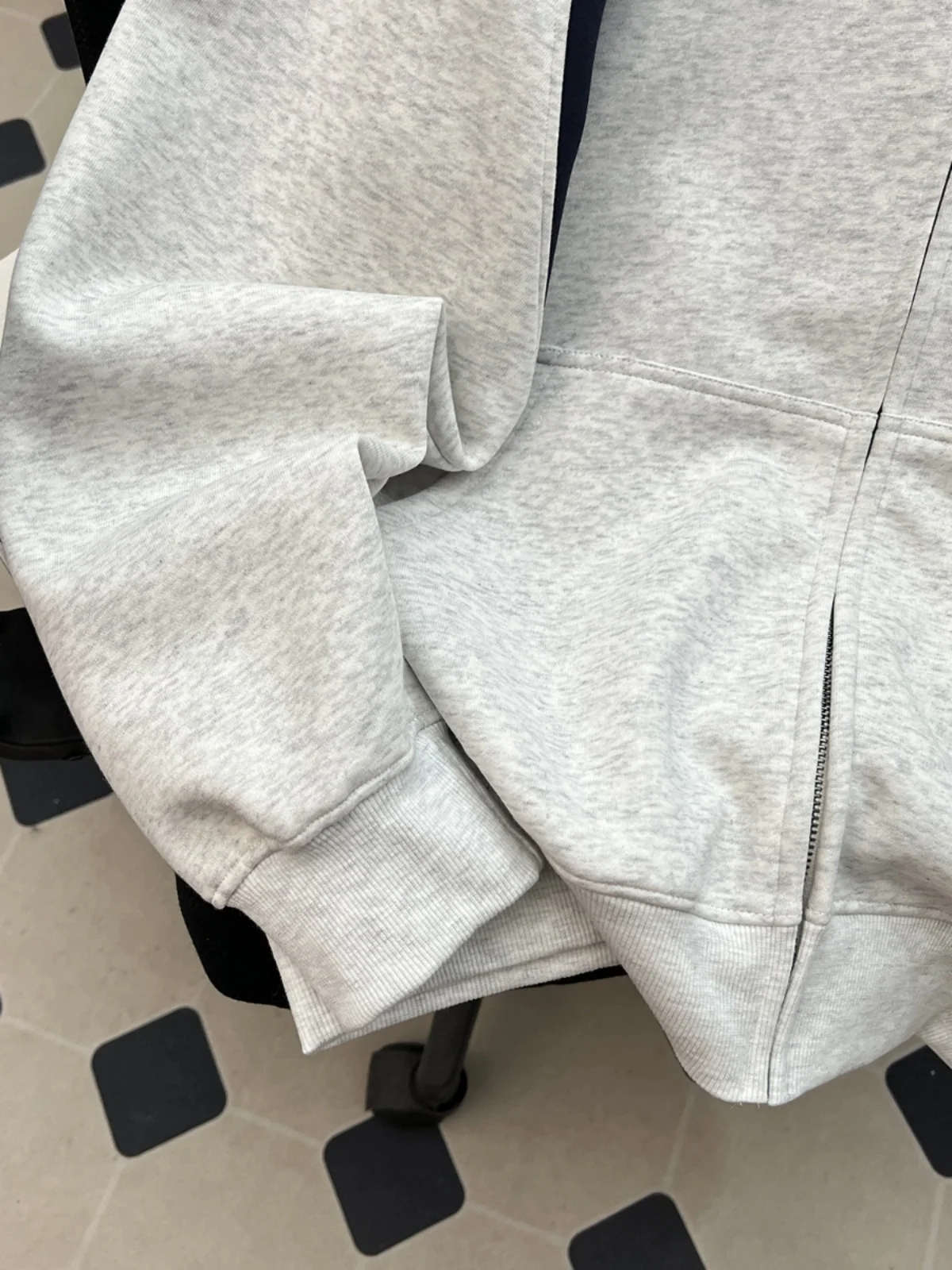 Wassup American vintage Contrast Color Cardigan Hoodie Men's Autumn and Winter New Overfit jacket Couple look Outerwear