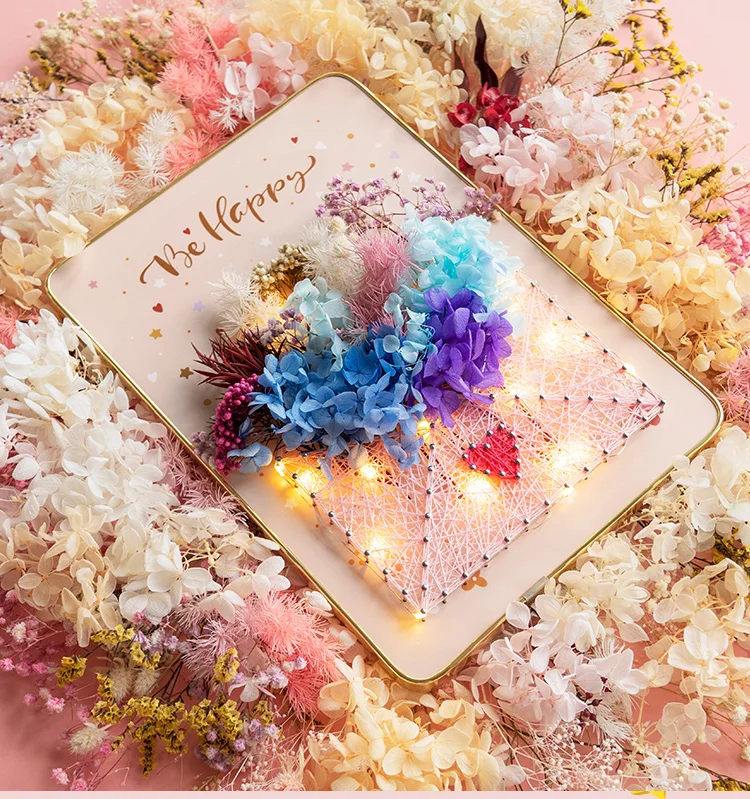 Разноцветные Натуральные сушеные цветы для эпоксидной смолы ручная работа букет