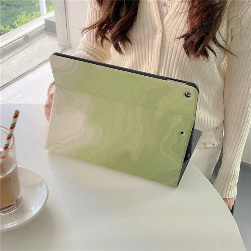 Чехол Funda Аксессуары для iPad Air 6 10-го поколения 5-го 4-го 10 9 2020 Pro 11 IPad 3 2019 Green Blending