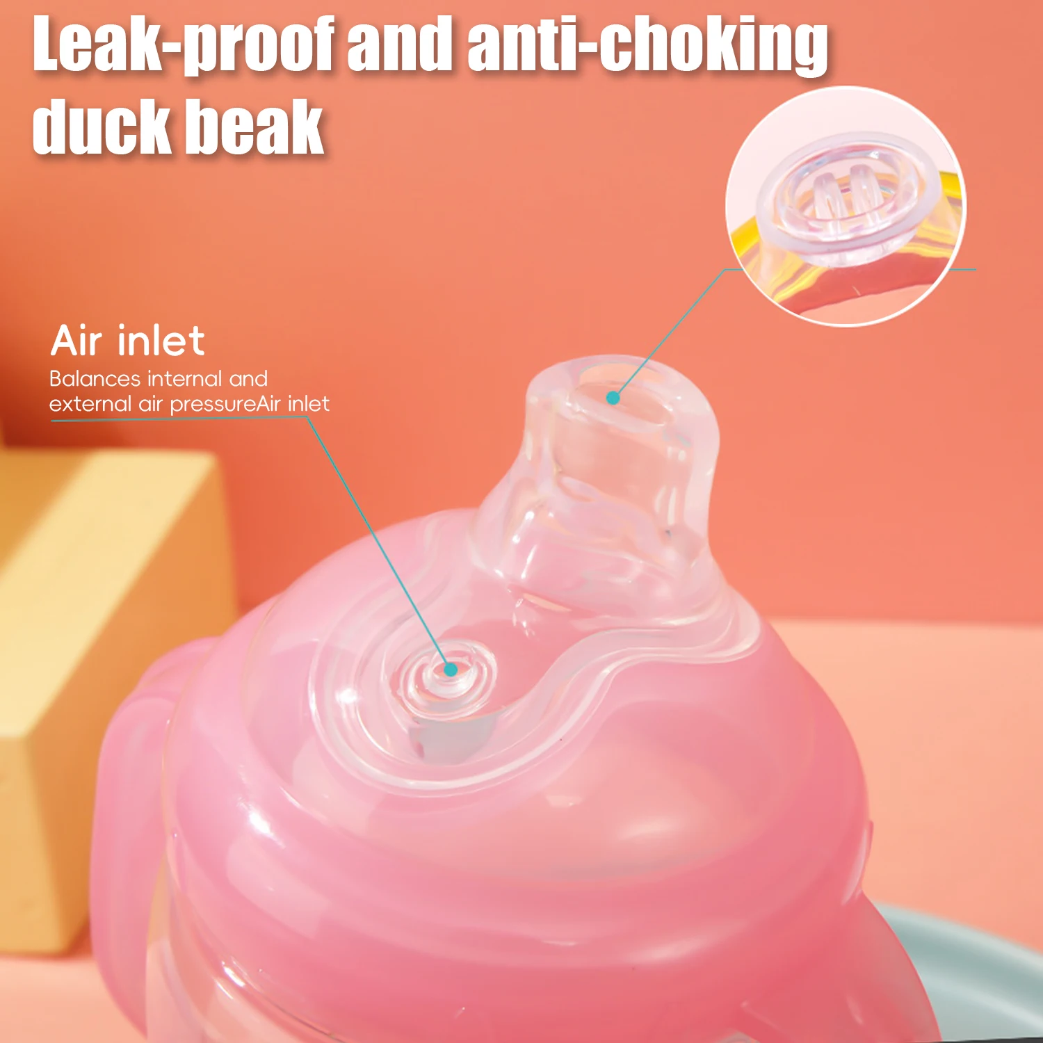 Кружка-Утконос детская герметичная с ручкой 225 мл 1 шт.