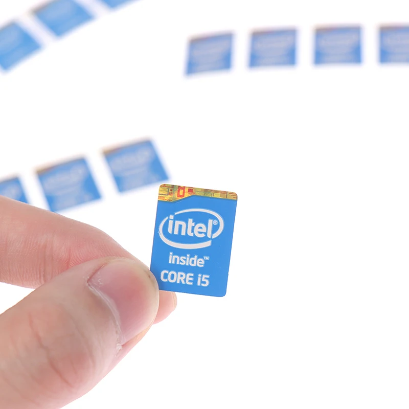5 шт. наклейки для ноутбука 4-го поколения с логотипом Intel Core I3 I5 I7 | Канцтовары