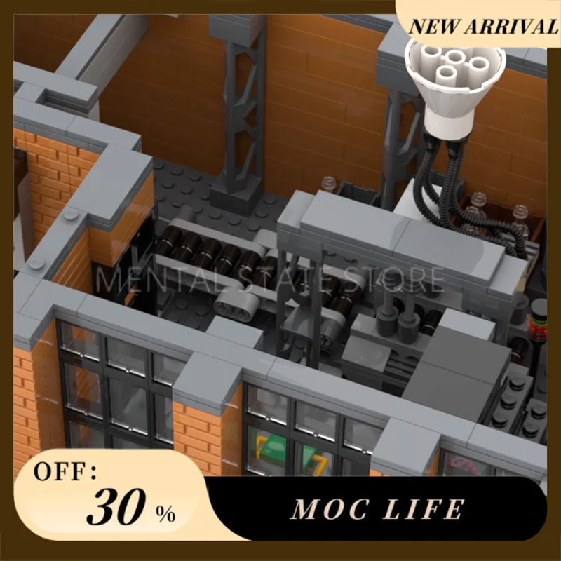 НОВЫЕ 2998 шт. индивидуальные MOC Big Cola заводские строительные блоки технологические