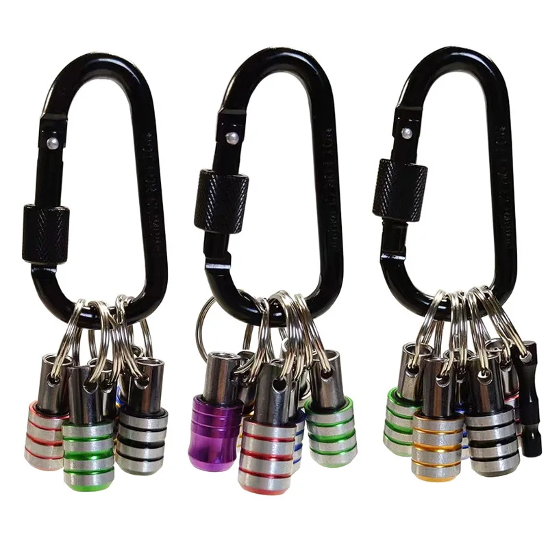 Yunbei партия брелок 1/4 Шестигранная ручка рукав цветной Альпинизм Пряжка набор