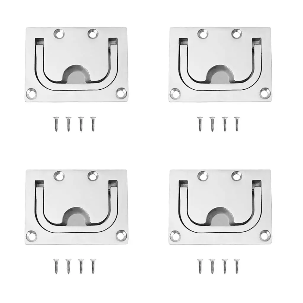 

4 шт. подъемник лодочного шкафчика/Тяговая ручка 316 морская нержавеющая сталь