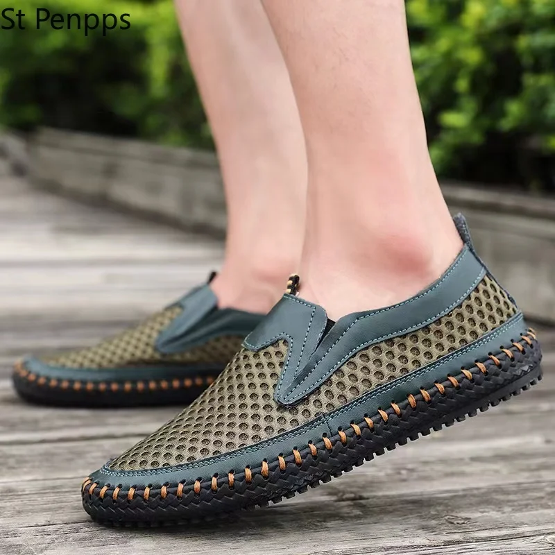 New Men's Casual Shoes Breathable Slip 