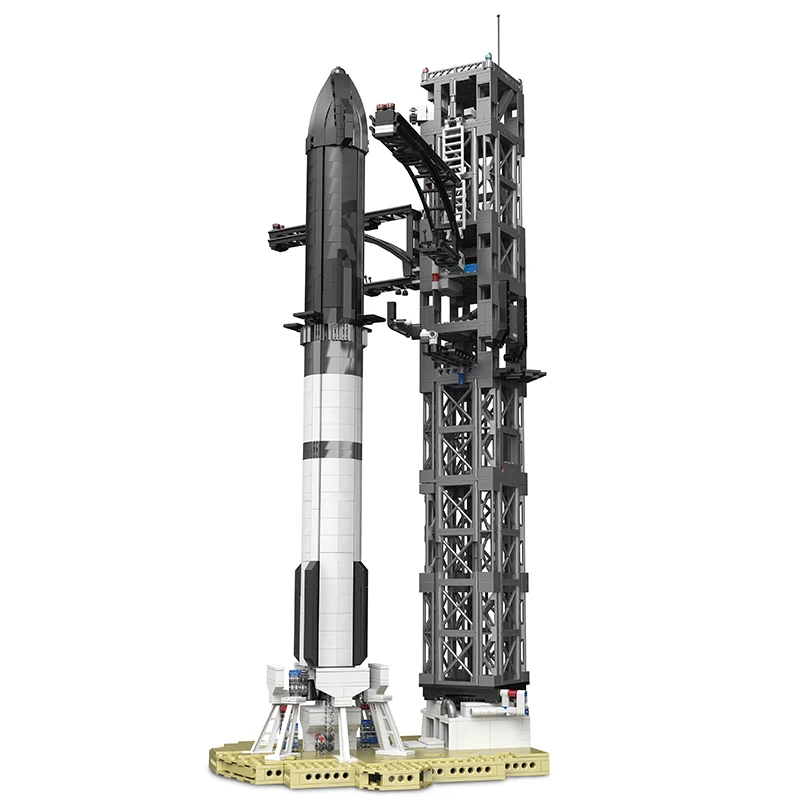 1763 шт. детские строительные блоки игрушки для США Space X новый тип возврата модель