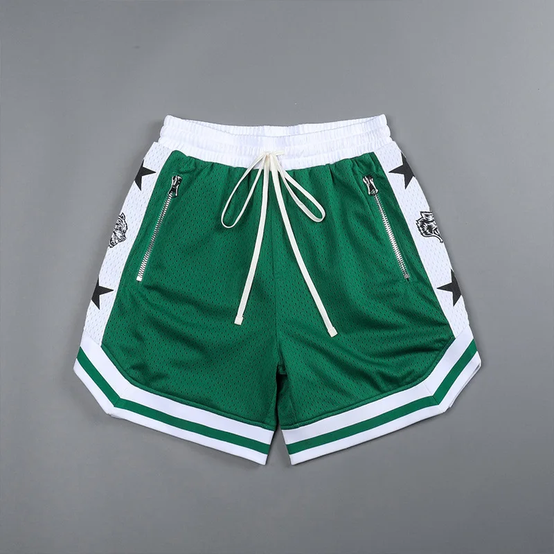 2022 New Men's black sports shorts for running, training, gym, athletic, yoga, bodybuilding, summer
