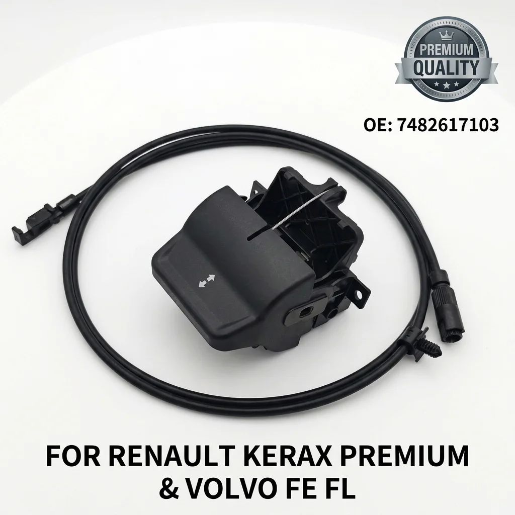 Фото Ручка регулировки сиденья грузовика с тросом для Renault Premium Kerax, Volvo FE FL, для сидений ISRI 6860 NTS №1