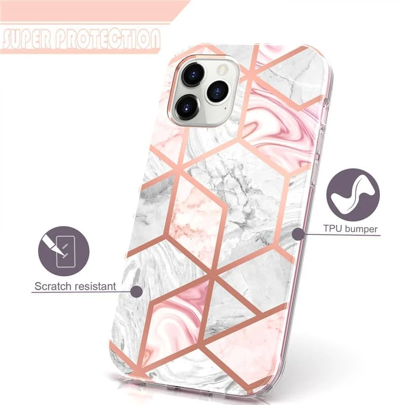 360 Phone Cases for iPhone 13 12 Pro Max Mini 11 8 7 SE 2020 Case Full Body Double Sided Clear Cover With Screen Protector