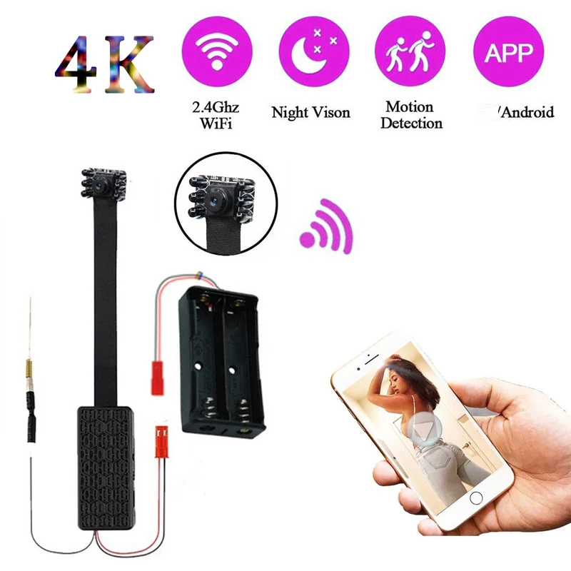 

ip cam HD 4K portable wireless wifi mini camera night vision motion detection camcorder home outdoor security recorder