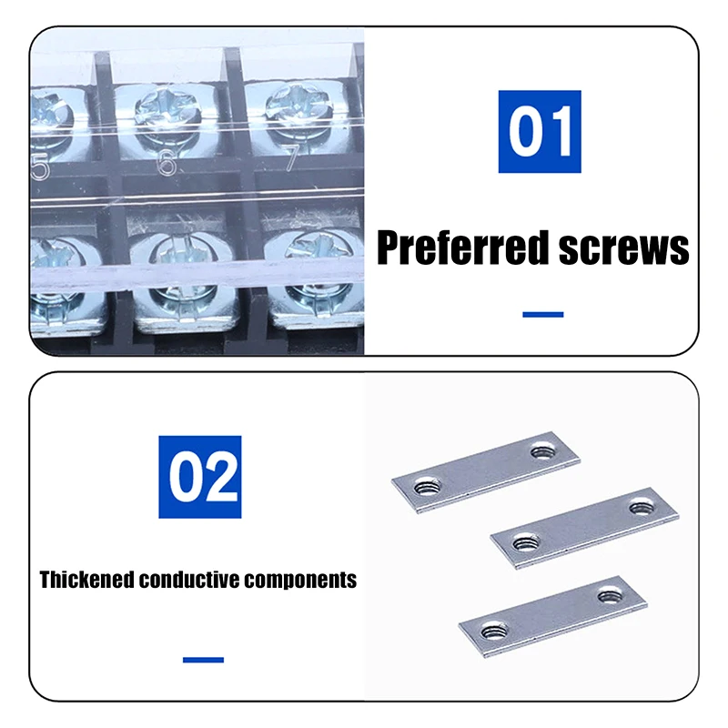 10 шт. TB-1510 1512 1506 клеммная колодка 15А 10-позиционная