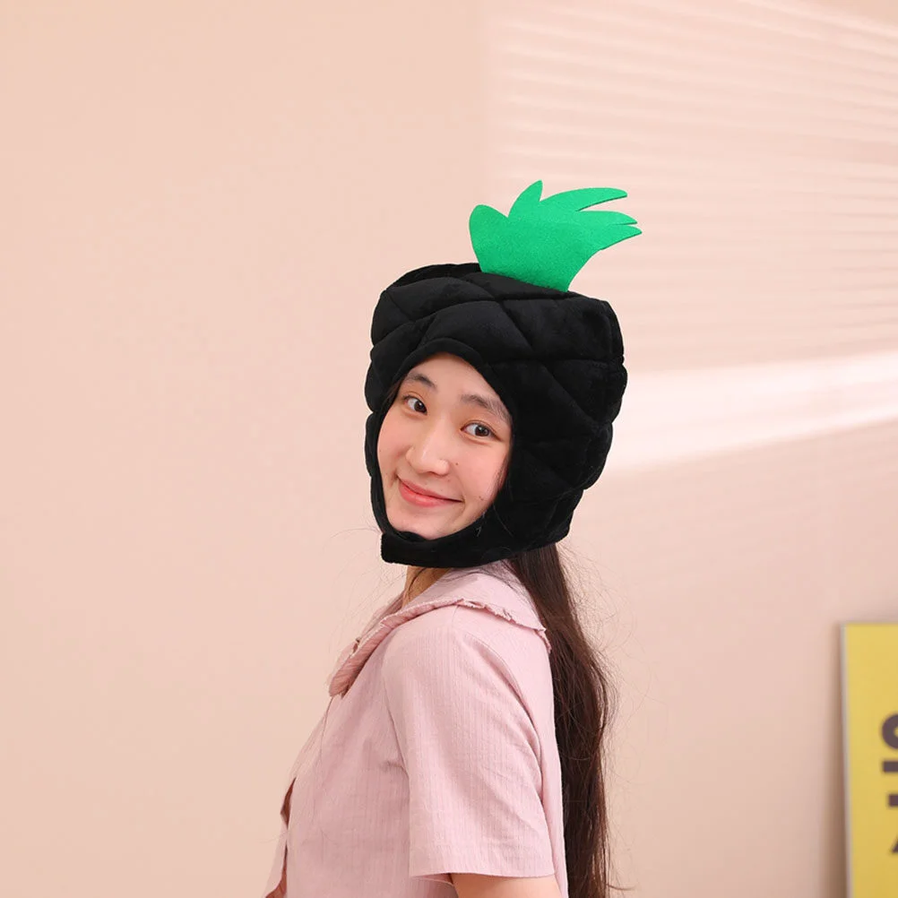 

Makeup Funny Party Hat Carnival Photo Prop Costume Festive Headgear Pineapple Hats Women Accessory