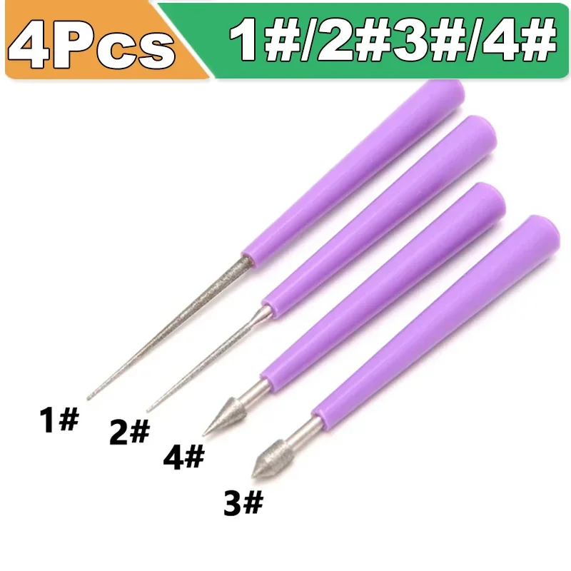 

Алмазные жемчужные стеклянные бусины с наконечниками, развертка, ювелирные инструменты, наборы алмазных игольчатых напильников, инструмент для увеличения отверстий для бисера