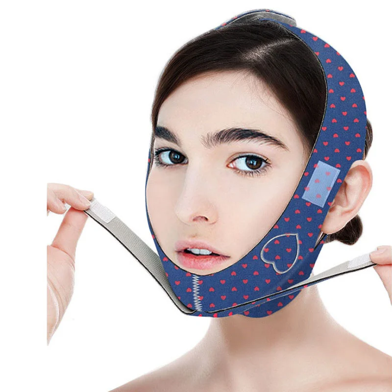 

Facial Girdles Face-lifting Bandages Artifact Small V-Face Mask Mouth Breathing Corrector Anti-snoring Belt Face Skin Care Tools