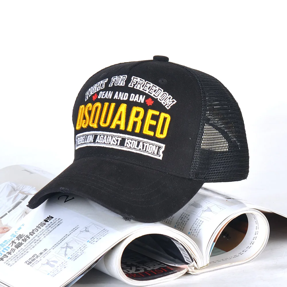 2022 New Dsquared2 Brand Baseball Cap Mens Women Fashion Casual Cotton DSQ Embroidery Sun Hat High Quality Trucker Cap Dad Hat