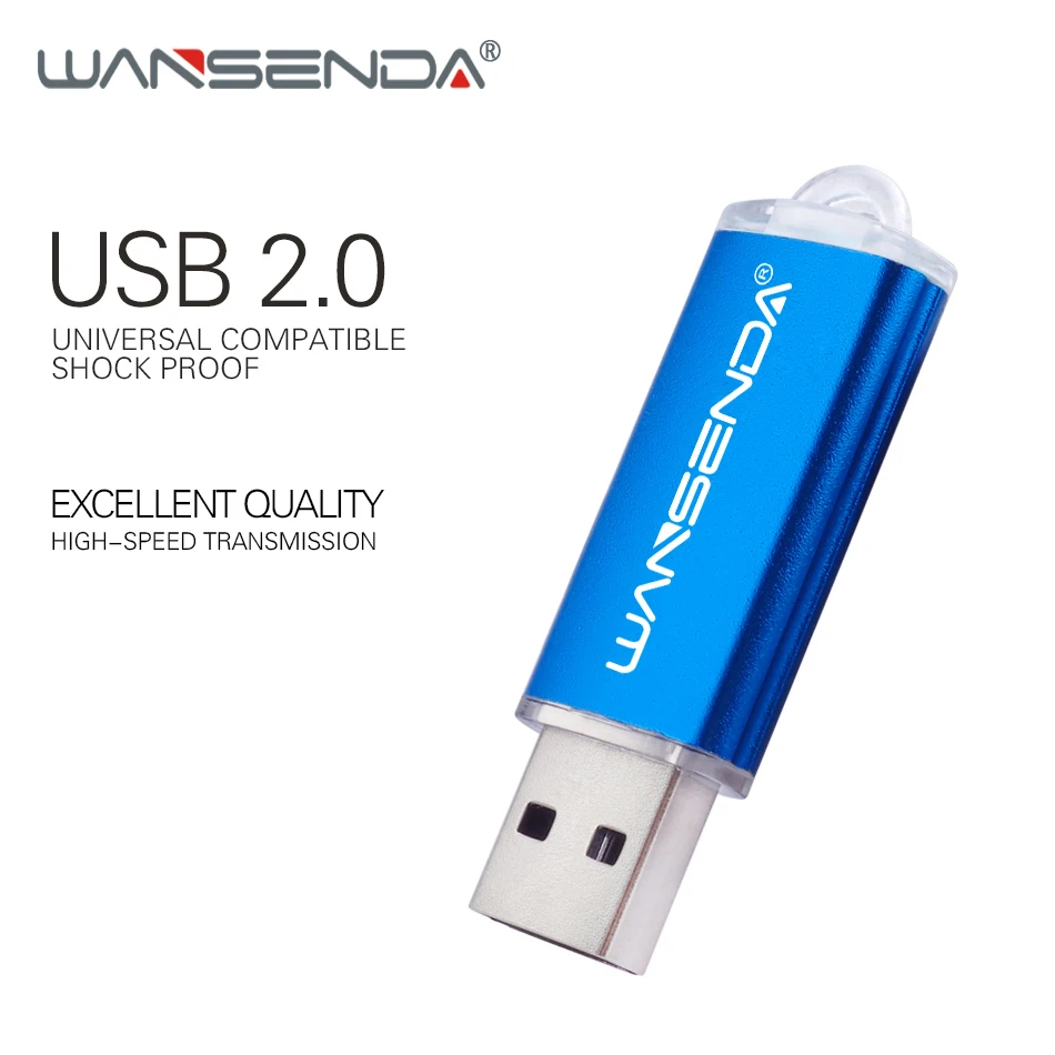 

WANSENDA металлический USB флеш-накопитель, 4 ГБ, 8 ГБ, 16 ГБ, 32 ГБ, 64 ГБ, 128 ГБ, 256 ГБ